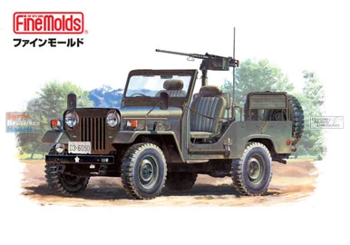 FNMMJ002 1:35 Fine Molds JGSDF Type 73 Light Truck with Machine Gun