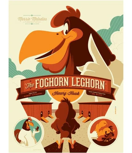 The Foghorn Leghorn (Variant) - Tom Whalen