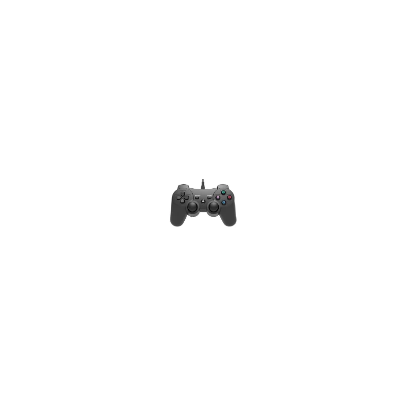 Wired Controller for PS3 and PC - 1.8m cable - Black Gamepad