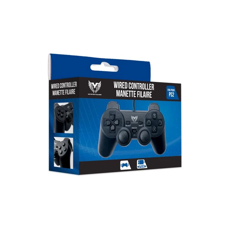 Black controller for PS2 Gamepad - Freaks and Geeks