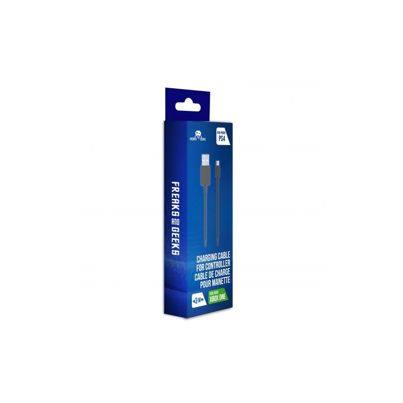 PS4/XboxOne/Mobile Controller Charging Cable (micro usb) 3m - Freaks and Geeks