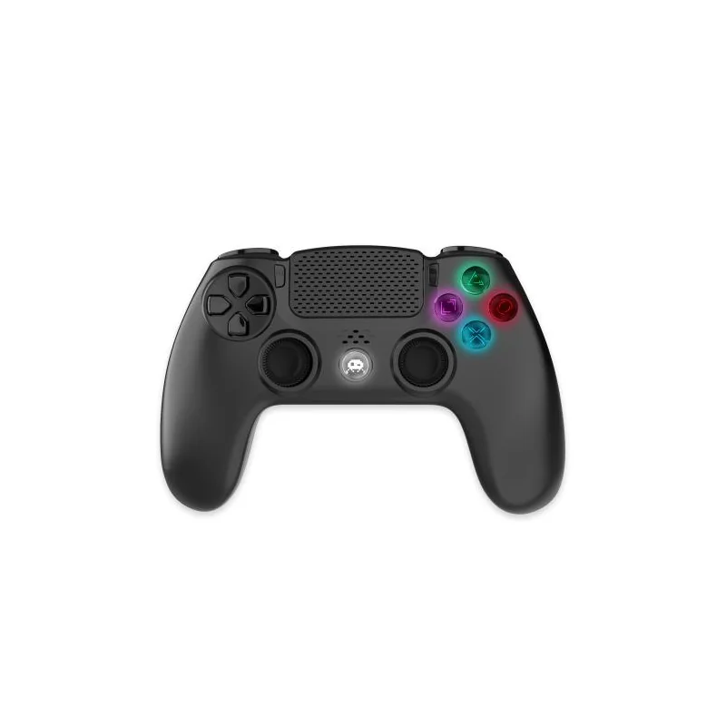Black Wireless Controller for PS4 With Headphone Jack and Illuminated Buttons Gamepad - Freaks and Geeks