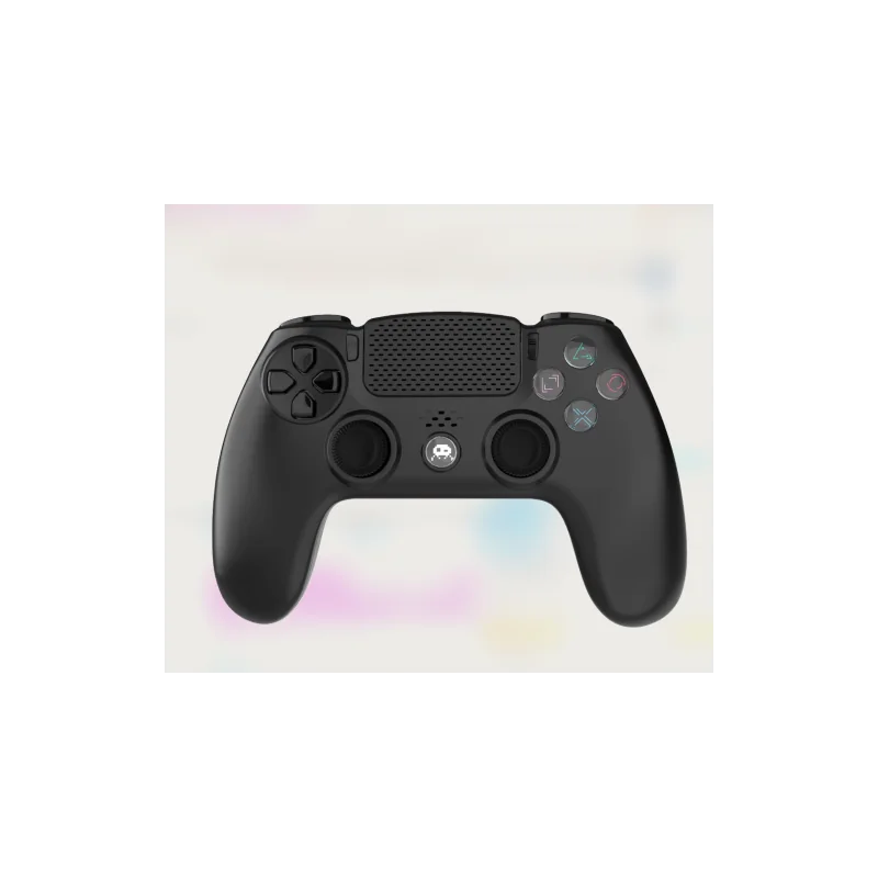 Black Wireless Controller for PS4 With Headphone Jack and Illuminated Buttons - Bulk