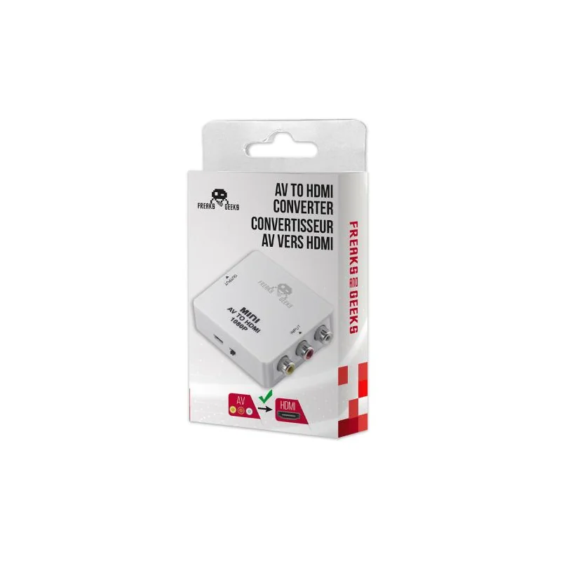 AV to HDMI: HDMI Converter for SNES, MegaDrive, Wii, Game Cube... - Freaks and Geeks