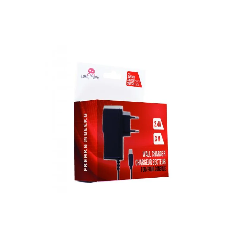 Mains charger for Nintendo Switch, Switch Lite and OLED (not the dock) - Freaks and Geeks