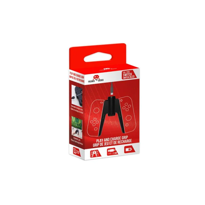 Charging Grip for 2 Joy-Cons with 2.5m Type-C Cable Gamepad