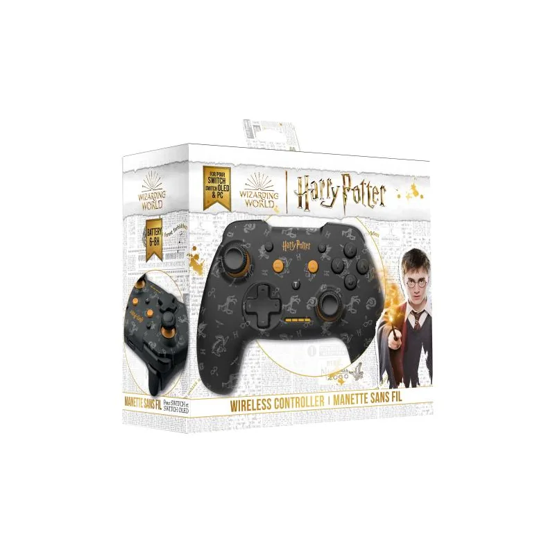 Harry Potter - Wireless Switch Controller 1M Cable - Black Gamepad