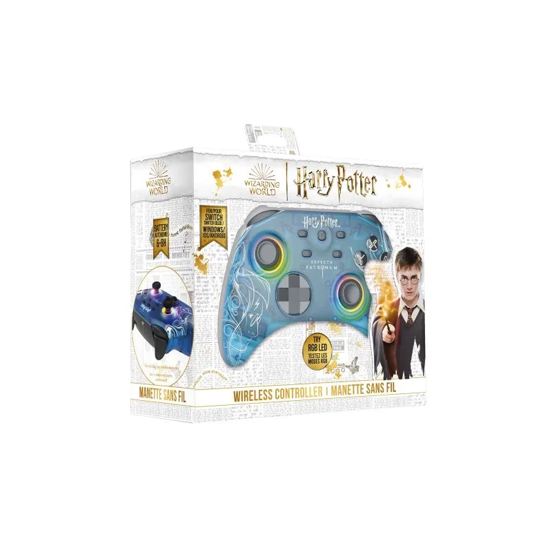 Harry Potter - Wireless RGB Switch Controller 1M Cable - Translucent - Patronus Gamepad