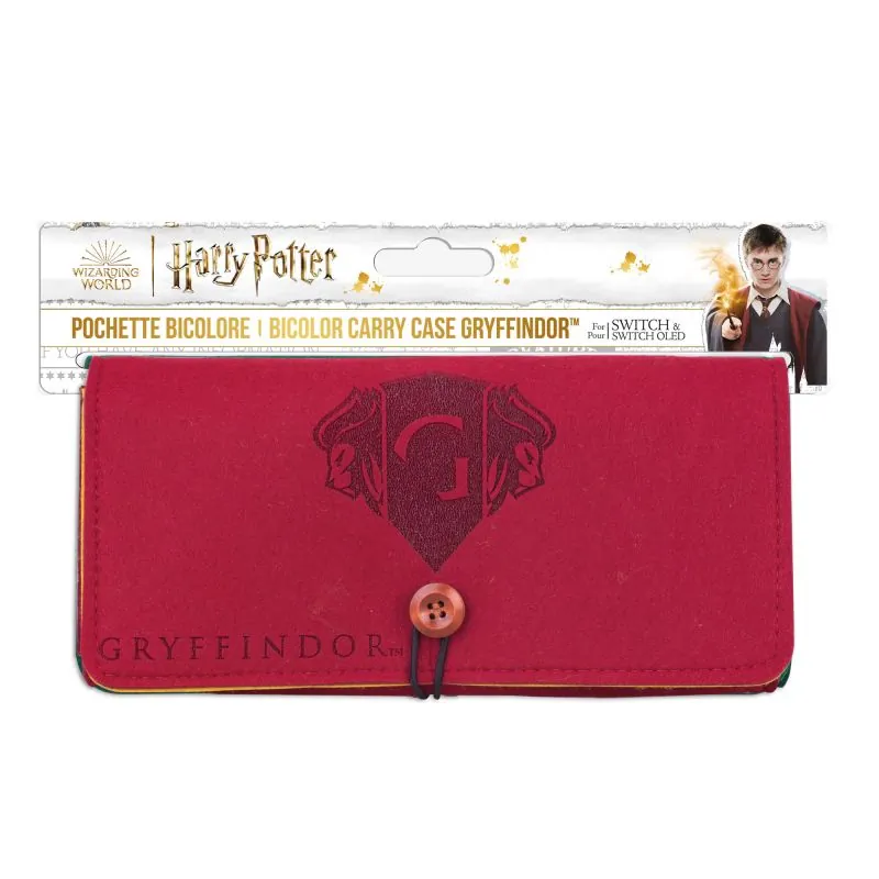 Harry Potter - Felt Pouch for Switch Gryffindor