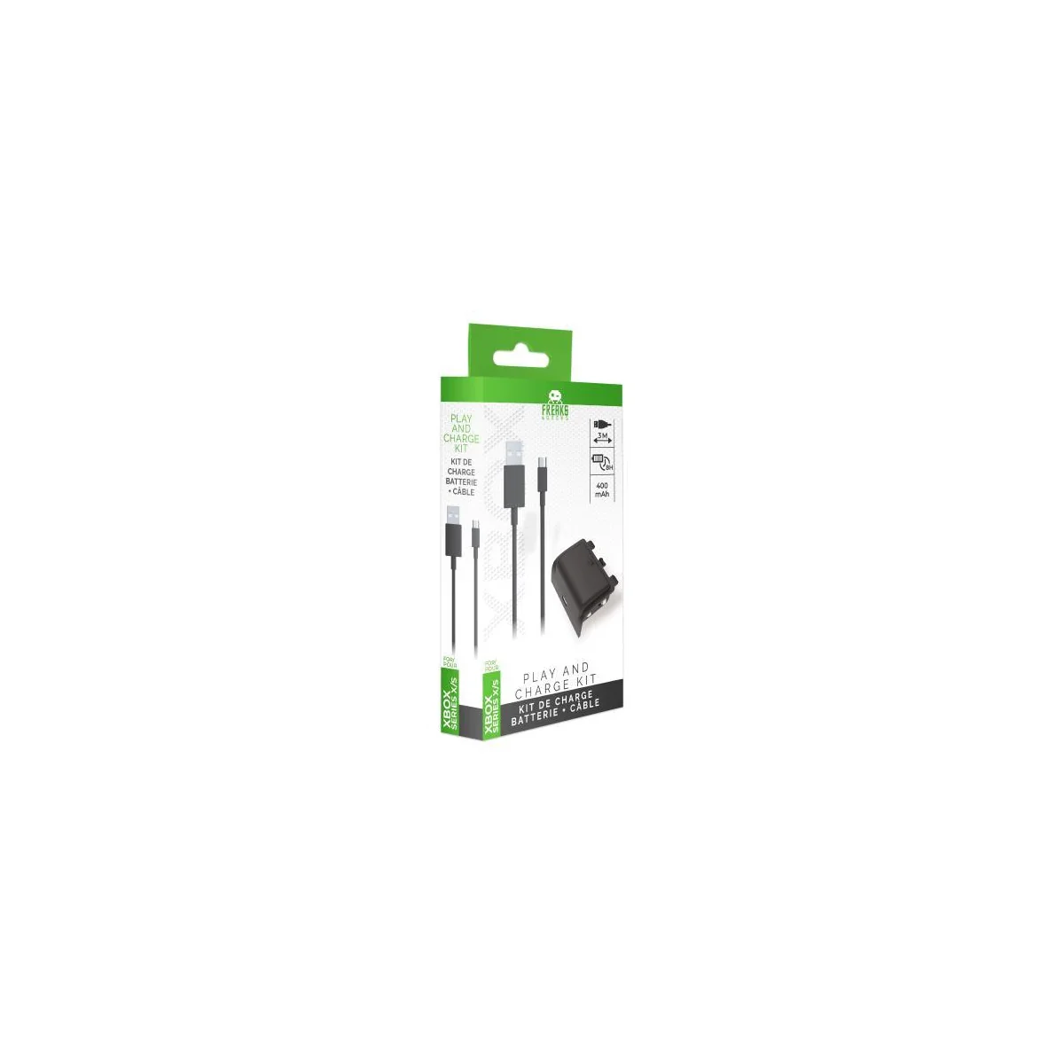 Battery + Charging Cable For XBOX Series X Play And Charge 3 Meter Cable - Freaks and Geeks