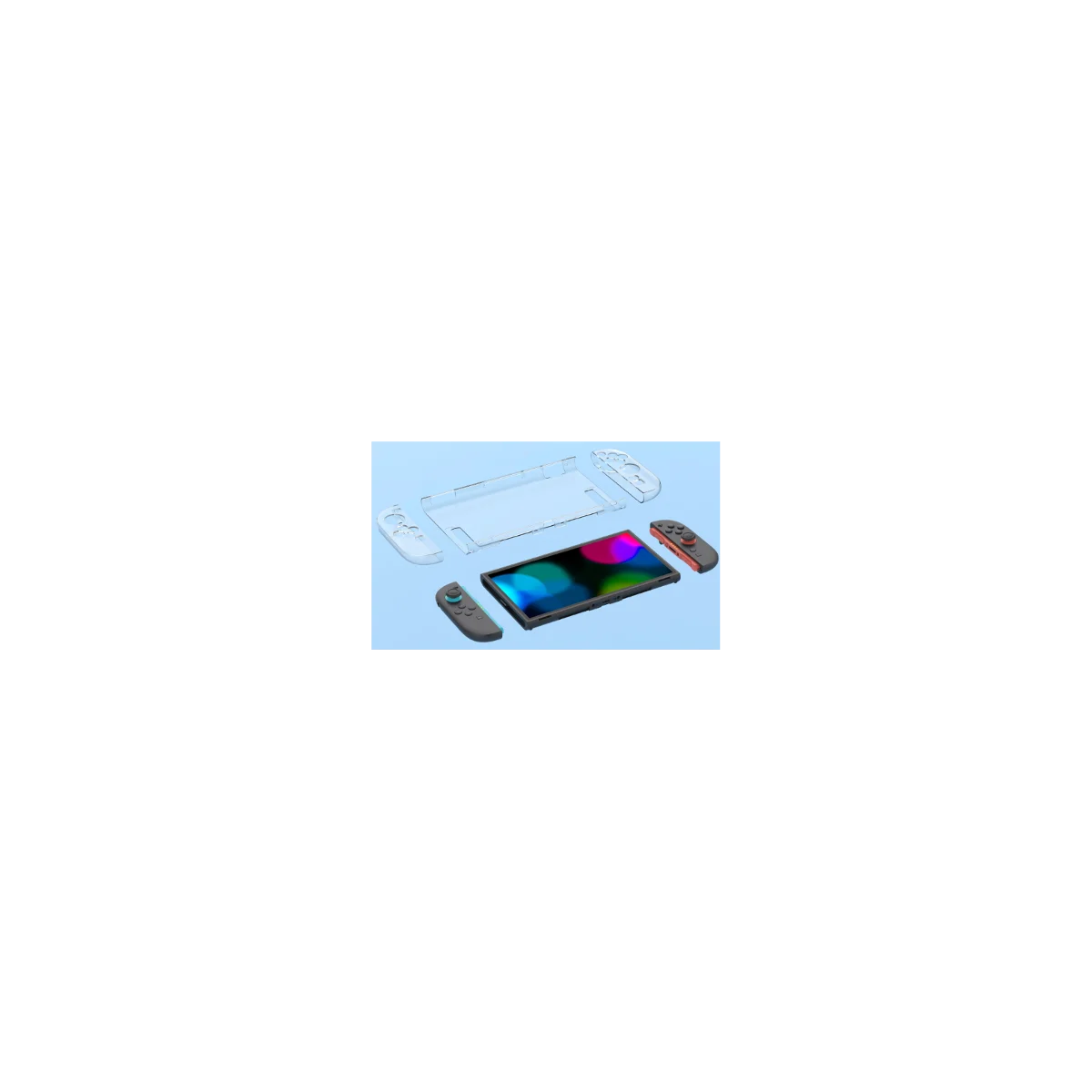 TPU Protection Cover for Switch 2 (Transparent) - Freaks and Geeks