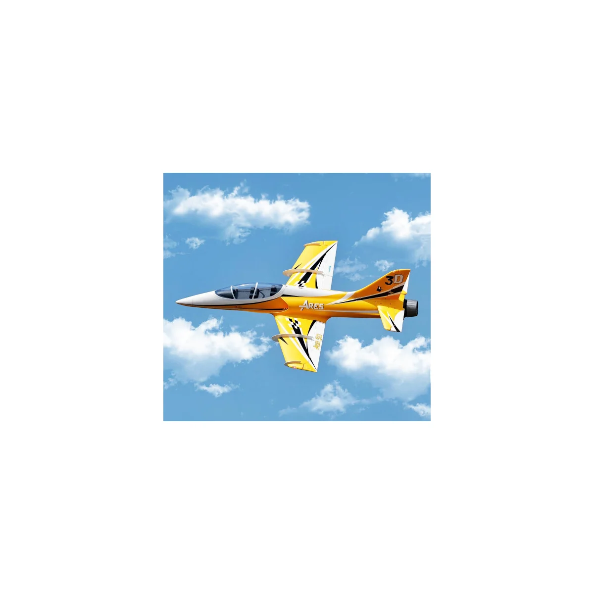 ARES yellow 6S PNP radio-controlled electric airplane