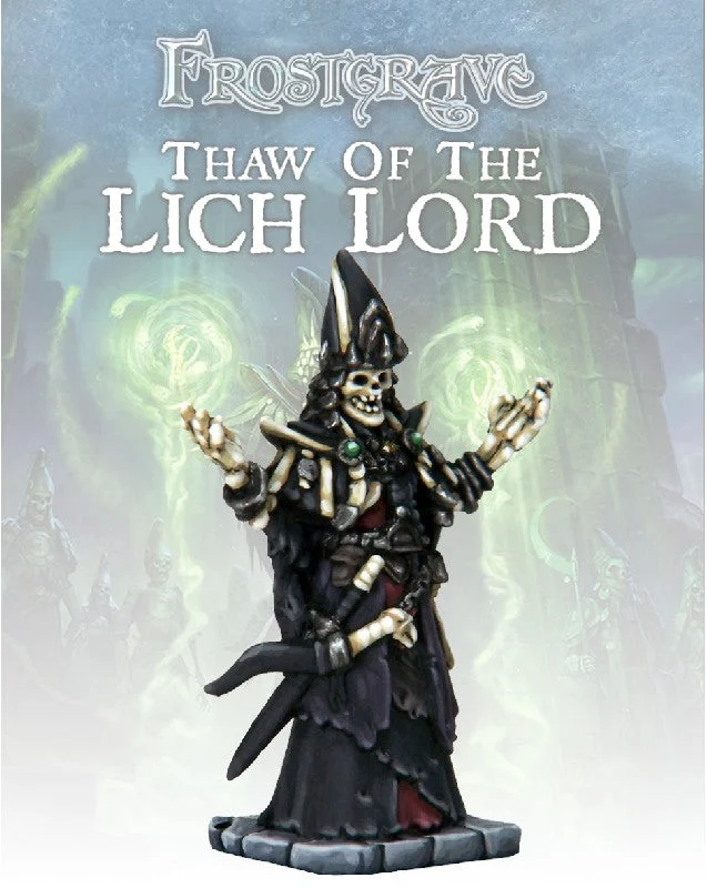 Frostgrave The Lich Lord 28mm Metal Figure - North Star Military Figures