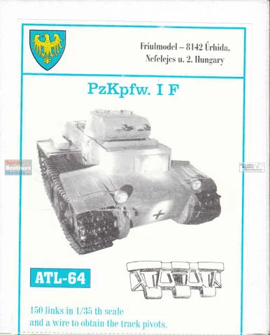 FRUATL064 1:35 Friulmodel Track Link Set - Panzer PzKpfw>I Ausf F (150 Links)