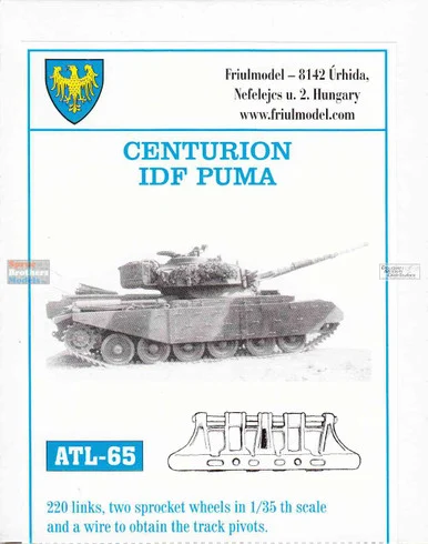 FRUATL065 1:35 Friulmodel Track Link Set - Centurion / IDF Puma (220 Links)