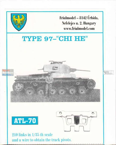 FRUATL070 1:35 Friulmodel Track Link Set - Japanese Type 97 Che He (210 Links)