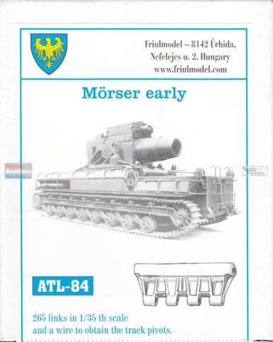 FRUATL084 1:35 Friulmodel Track Link Set - Karl Morser Early (265 Links)