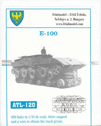 FRUATL120 1:35 Friulmodel Track Link Set - E-100