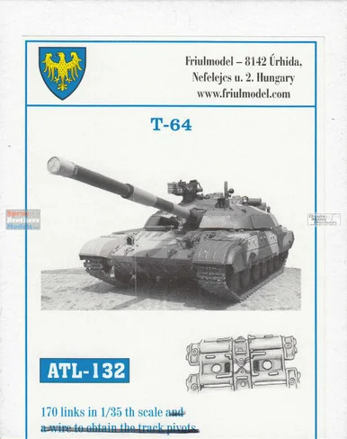 FRUATL132 1:35 Friulmodel Track Link Set - T-64 (170 Links)