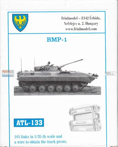 FRUATL133 1:35 Friulmodel Track Link Set - BMP-1
