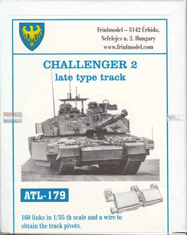 FRUATL179 1:35 Friulmodel Track Link Set - Challenger 2 (Late Type)