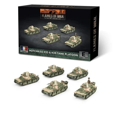 15mm Hotchkiss H35 & H39 Tank Platoon - FRX09