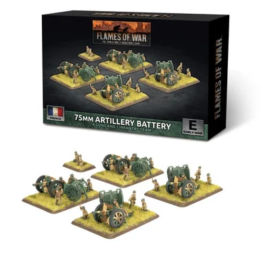 15mm 75mm Artillery Battery - FRX16