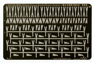 1/350 Five Star Models Wwii IJN Deck Canopy Bracket (Expert Version)