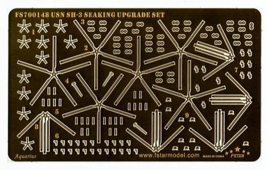 1/700 Five Star Models Scale Usn Sh-3 Seaking Upgrade Set For Trumpeter