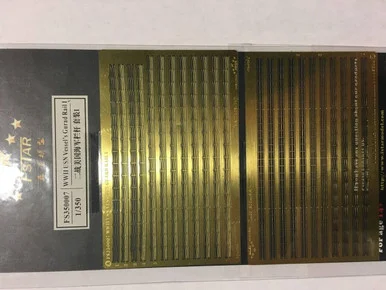 1/350 Five Star WWII USN Vessel's Guard Rail Photo Etch - Five Star Models