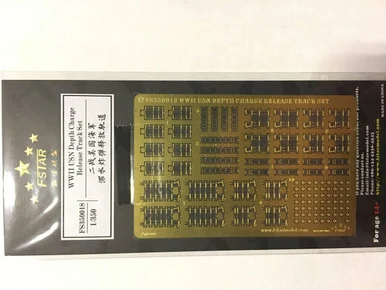 1/350 Five Star WWII USN Depth Charge Release Track Set - Five Star Models