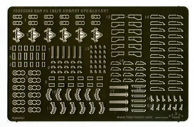 1/350 Five Star Models USN F/A-18C/D Hornet Upgrade set for Trumpeter (for 6 set)