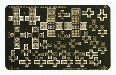 1/350 Five Star Wooden Box and Net I - Five Star Models