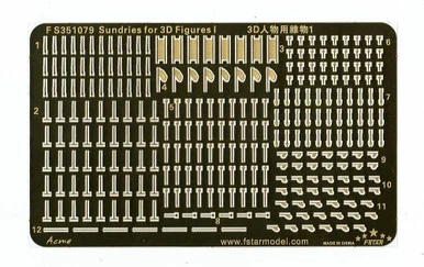 1/350 Five Star Models Sundries for 3D Figures