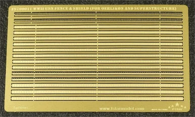 1/700 Five Star WWII USN Fence & Shield (for oerlikon and superstructure) - Five Star Models