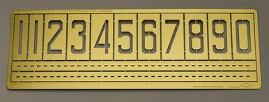 1/700 Five Star USN Aircraft Carrier Stencil for Markings - Five Star Models