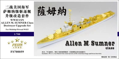 1/700 Five Star WWII USS ALLEN M. SUMNER class Destroyer Upgrade Set for Midship / Pitroad - Five Star Models