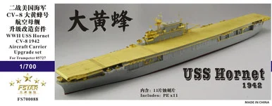 1/700 Five Star WWII USS Hornet CV-8 1942 Aircraft Carrier U