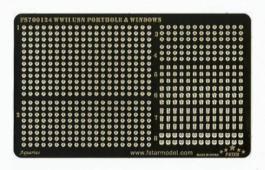1/700 Five Star WWII USN Porthole & Windows - Five Star Models