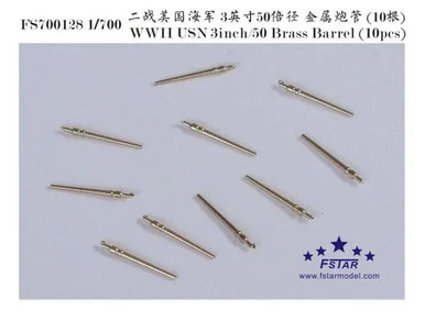 1/700 Five Star WWII USN 3/50 Brass Barrels (x10) - Five Star Models