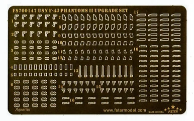 1/700 Five Star Models Scale Usn F-4J Phantoms Ii Upgrade Set For Trumpeter