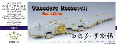 1/700 Five Star Models Scale US Navy Aircraft Carrier Theodore Roosevelt CVN-71 2006 super upgrade set