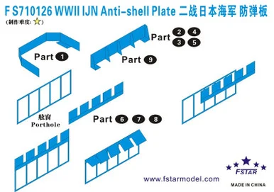 1/700 Five Star WWII IJN Anti-shell Plate
