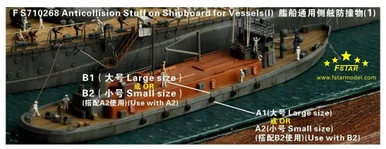 1/700 Five Star Models Anticollision Stuff on Shipboard for Vessels (I)