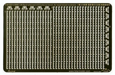1/700 Five Star Models WWII IJN Handrails (need drill holes to install. for experienced modelers)