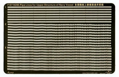 1/700 Five Star Models Pipe Lines for Upper Structure of NavyVessel