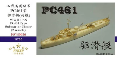 1/700 Five Star Models WWII USN PC461 Type Submarine Chaser Model Kit