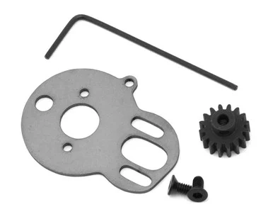 Furitek FTK-FUR-2621 Micro-B CNC Steel 16T Pinion Gear & Motor Mount