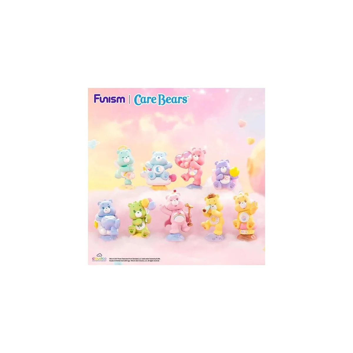 THE CARE BEARS - Planet of Joy - Blind Box Set 8 figure 12cm
