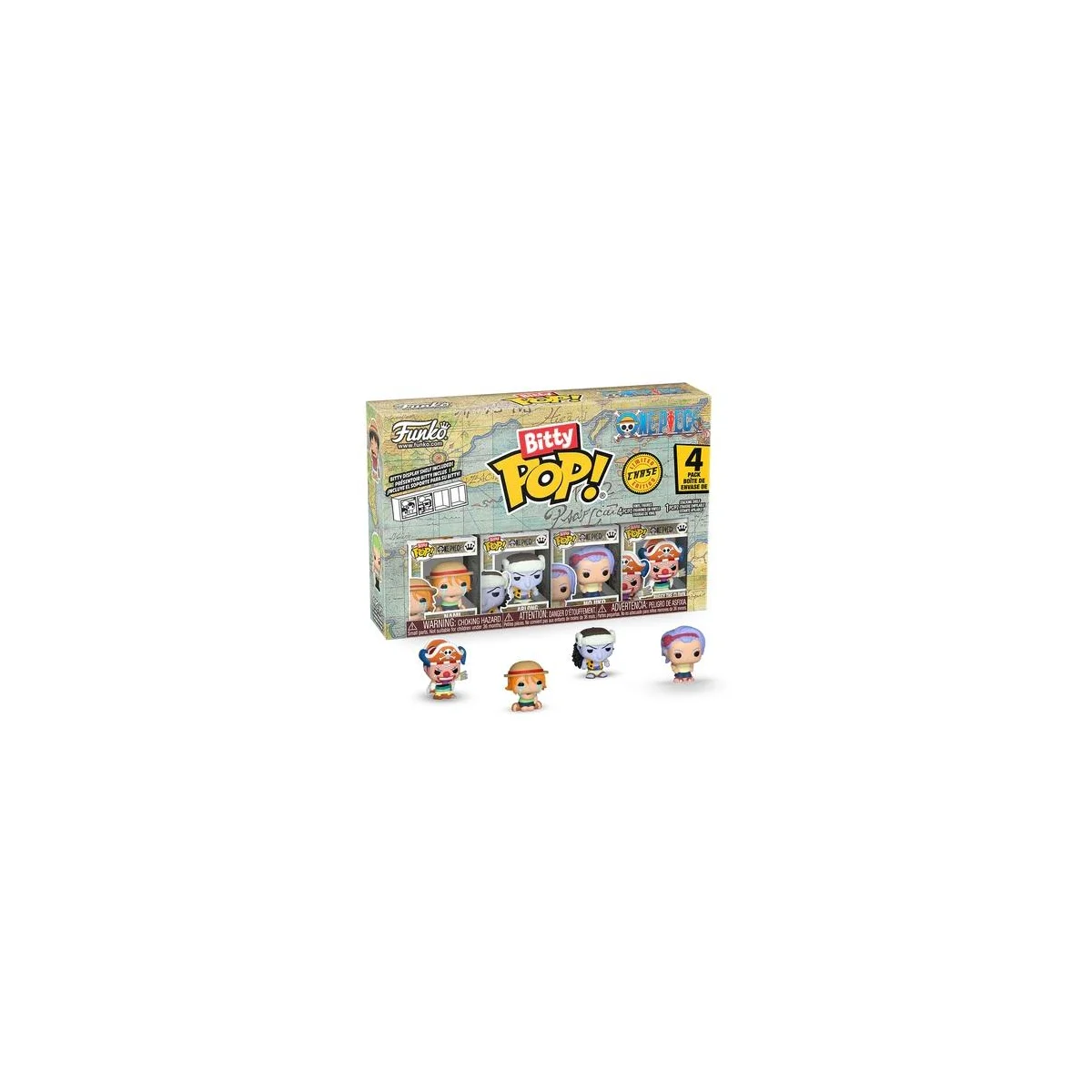ONE PIECE - Bitty Pop 4 Pack 2.5cm - Nami Pop figures